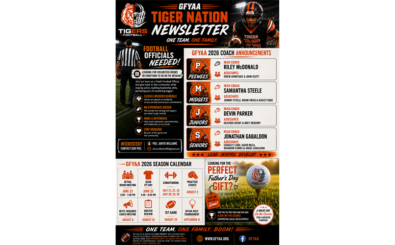 Tiger Newsletter